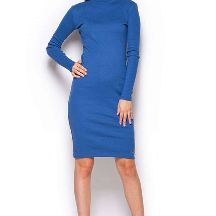 Cozy Elegance Ribbed Turtleneck Dress - Your Winter Wardrobe Staple - Très Elite