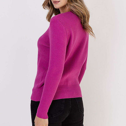 Cozy Heart-Embellished Knit Jumper - Très Elite