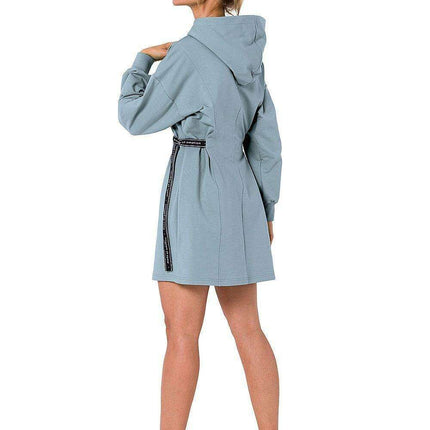 Cozy Hooded Mini Dress Tunic - Très Elite