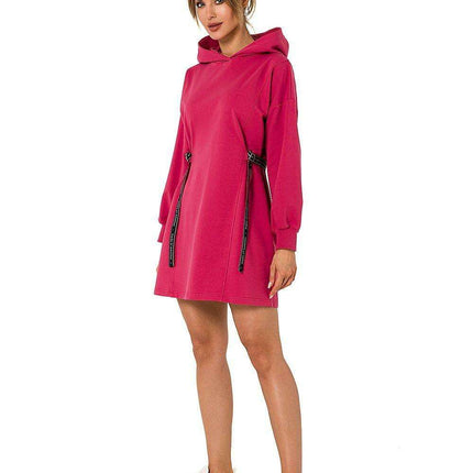 Cozy Hooded Mini Dress Tunic