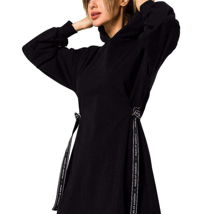 Cozy Hooded Mini Dress Tunic