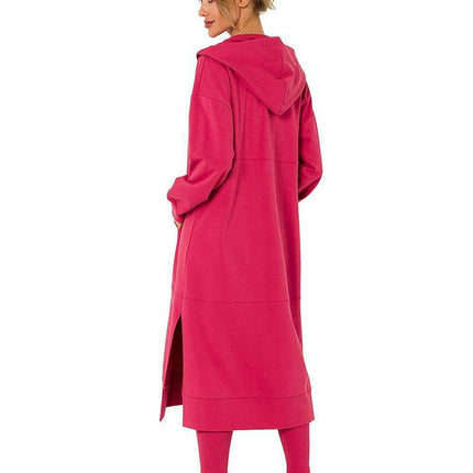 Cozy Hooded Zip-Up Sweatshirt with Functional Pockets - Très Elite
