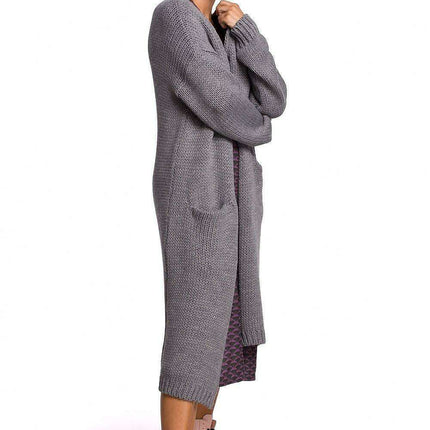Cozy Knit Cardigan with Convenient Pockets - Très Elite