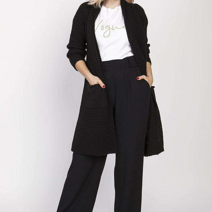 Cozy Knit Texture Cardigan - Perfect for All Your Travel Needs - Très Elite