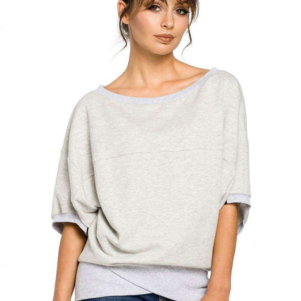 Cozy Luxe Ribbed Oversized Sweatshirt - Très Elite
