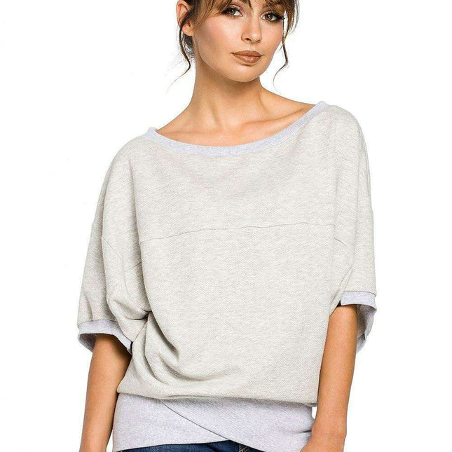 Cozy Luxe Ribbed Oversized Sweatshirt