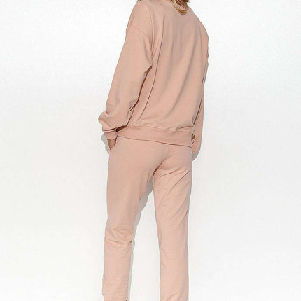 Cozy Macadamia Sweatshirt Set - Très Elite