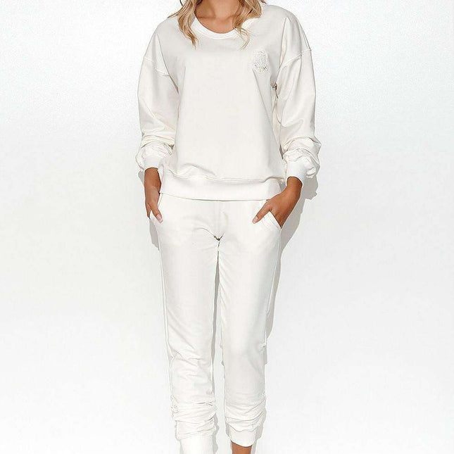 Cozy Macadamia Sweatshirt Set - Très Elite