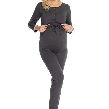 Cozy Maternity and Nursing Pajama Set - Très Elite