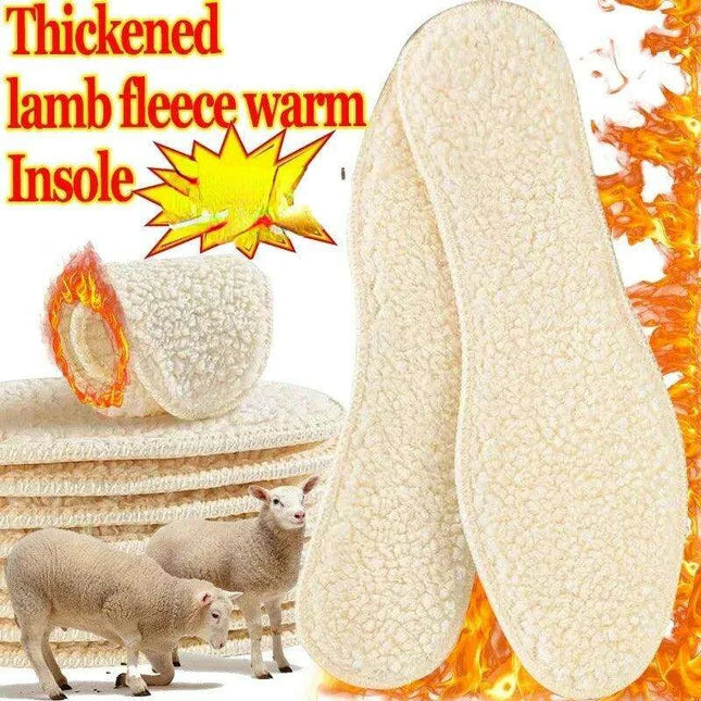 Cozy Natural Lamb Wool Insoles for Ultimate Warmth and Comfort