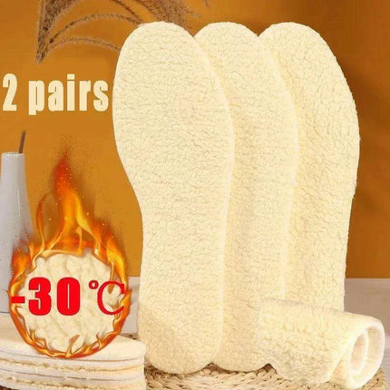 Cozy Natural Lamb Wool Insoles for Ultimate Warmth and Comfort - Très Elite