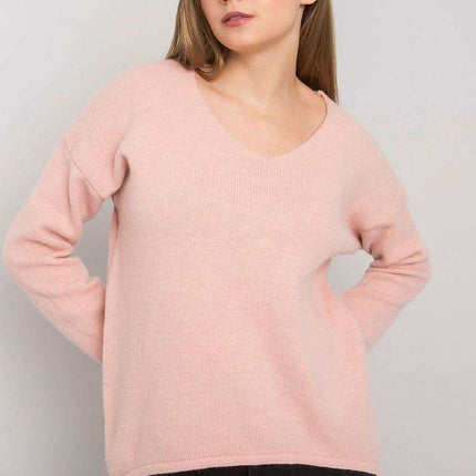 Cozy Oversized Light Grey Knit Sweater - Très Elite
