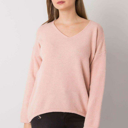 Cozy Oversized Light Grey Knit Sweater - Très Elite