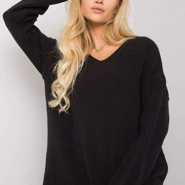 Cozy Oversized Light Grey Knit Sweater