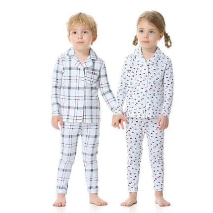 Cozy Plaid Family Matching Romper Set for Kids – Comfortable Cotton Sleepwear - Très Elite