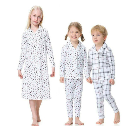 Cozy Plaid Family Matching Romper Set for Kids – Comfortable Cotton Sleepwear - Très Elite