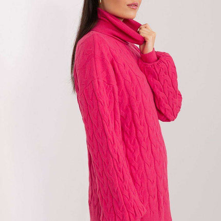 Cozy Plaid Turtleneck Sweater - Très Elite