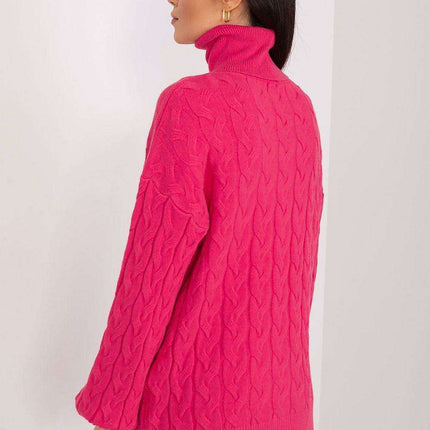 Cozy Plaid Turtleneck Sweater - Très Elite