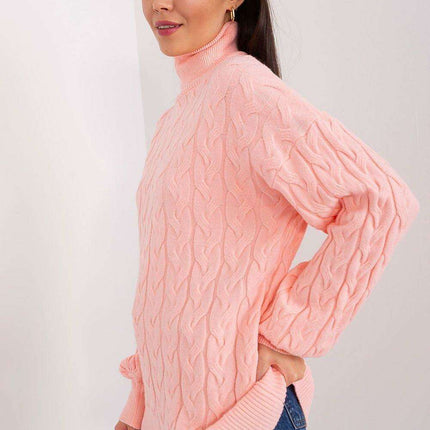 Cozy Plaid Turtleneck Sweater - Très Elite