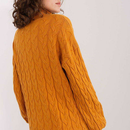 Cozy Plaid Turtleneck Sweater - Très Elite