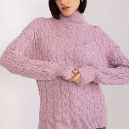 Cozy Plaid Turtleneck Sweater