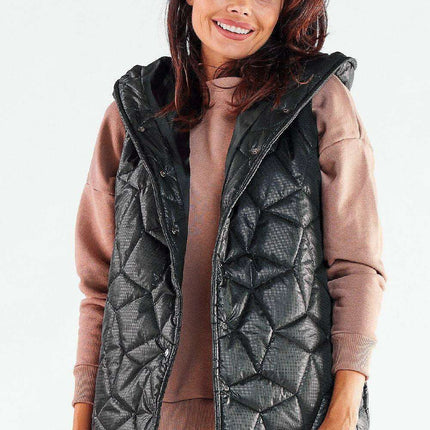 Cozy Quilted Hooded Vest - Autumn Must-Have in Dual Shades - Très Elite