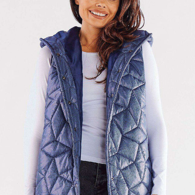 Cozy Quilted Hooded Vest - Autumn Must-Have in Dual Shades - Très Elite