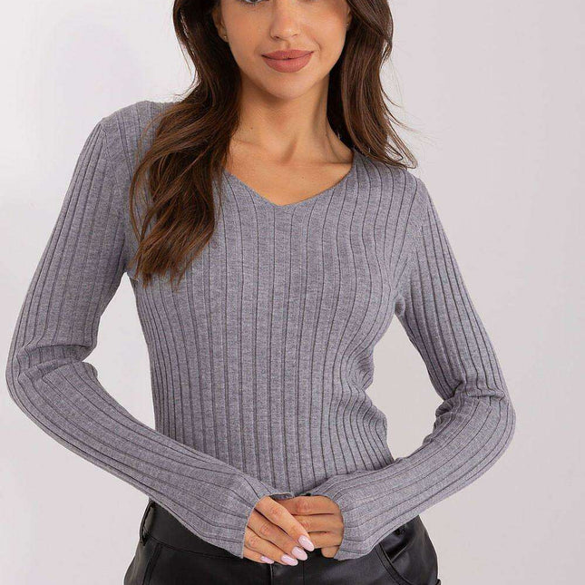 Cozy Ribbed Viscose Jumper - Très Elite