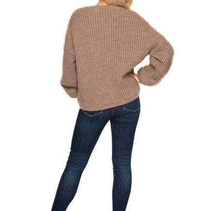 Cozy Rustic-Button Oversized Sweater - Très Elite