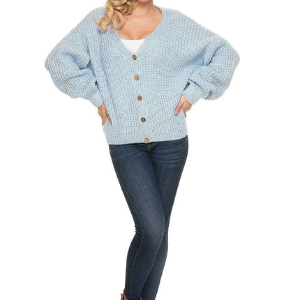 Cozy Rustic-Button Oversized Sweater - Très Elite