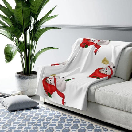 Cozy Sherpa Fleece Holiday Blanket for Ultimate Festive Comfort