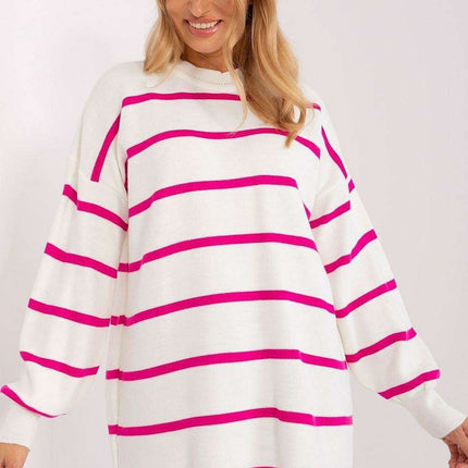 Cozy Striped Long Sleeve Jumper for Stylish Versatility