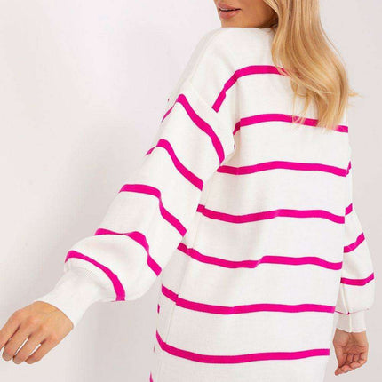 Cozy Striped Long Sleeve Jumper for Stylish Versatility - Très Elite