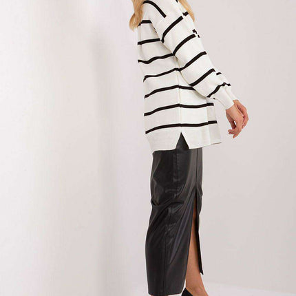 Cozy Striped Long Sleeve Jumper for Stylish Versatility - Très Elite