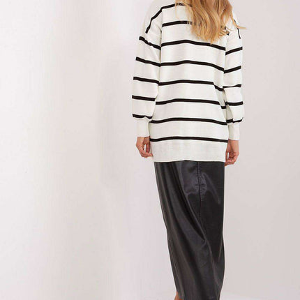 Cozy Striped Long Sleeve Jumper for Stylish Versatility - Très Elite