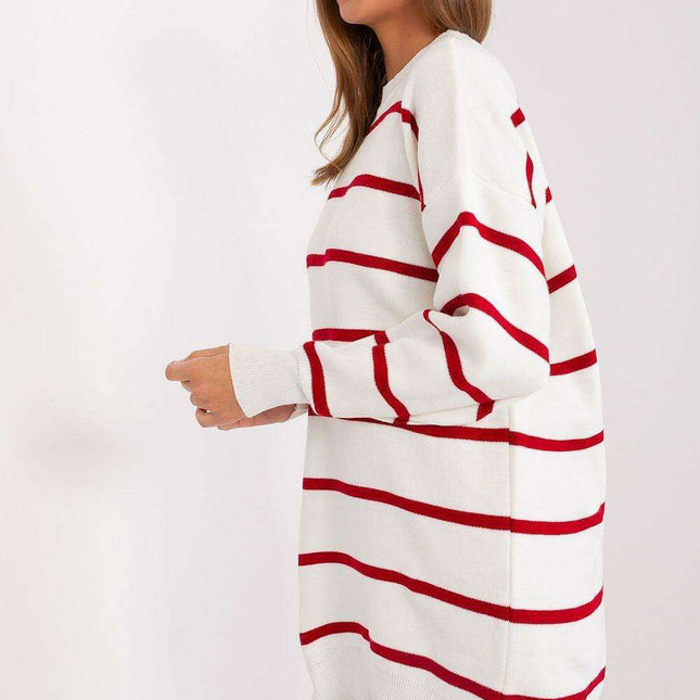 Cozy Striped Long Sleeve Jumper for Stylish Versatility