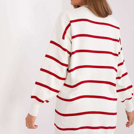 Cozy Striped Long Sleeve Jumper for Stylish Versatility - Très Elite