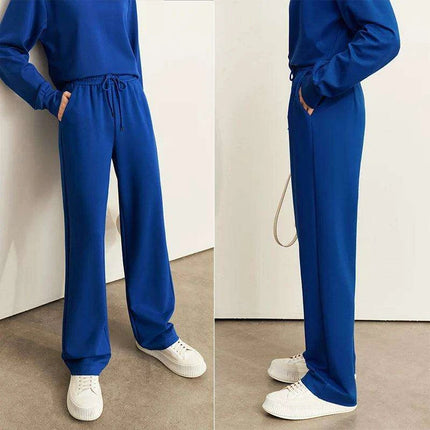 Cozy Sweatshirt, Relaxed Wide Leg Pants, and Versatile Skirt