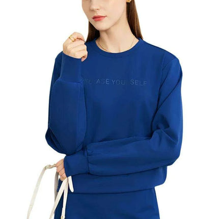 Cozy Sweatshirt, Relaxed Wide Leg Pants, and Versatile Skirt - Très Elite