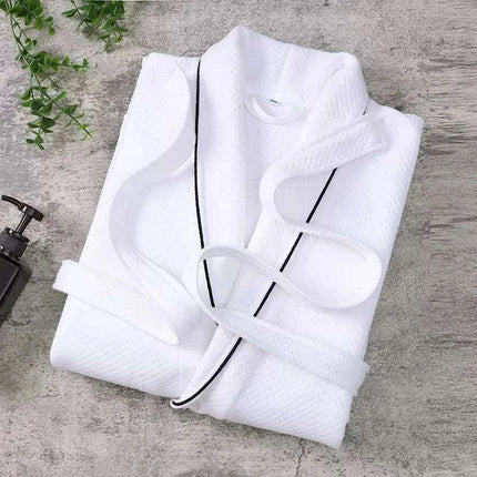 Cozy Unisex Hooded Cotton Bathrobe for Ultimate Comfort and Relaxation - Très Elite