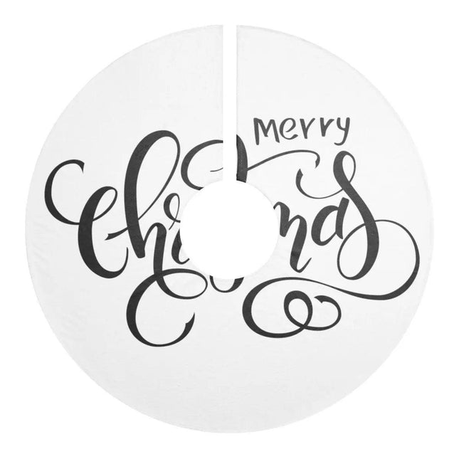 Cozy Up Your Christmas Tree with an Elegant Soft Fleece Tree Skirt