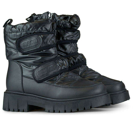 Cozy Winter Eco Fur Snow Boots with Stylish Heel - Très Elite