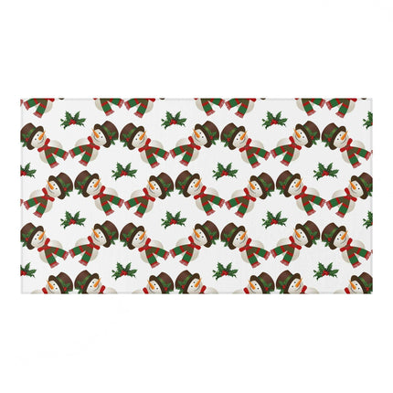 Cozy Winter Wonderland Snowman Plush Area Rug - Embrace Comfort and Classic Charm