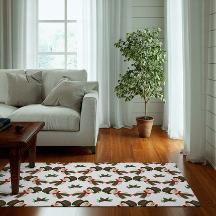 Cozy Winter Wonderland Snowman Plush Area Rug - Embrace Comfort and Classic Charm