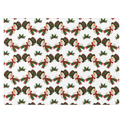 Cozy Winter Wonderland Snowman Plush Area Rug - Embrace Comfort and Classic Charm