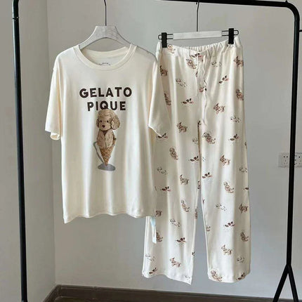 Cozy Women's Cotton-Modal Sleep & Loungewear Set - Perfect for Home Relaxation - Très Elite