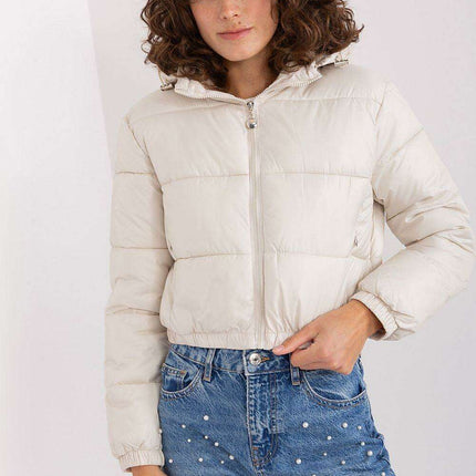 Cozy Women's Quilted Down Jacket with Removable Hood for Winter - Très Elite