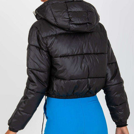 Cozy Women's Quilted Down Jacket with Removable Hood for Winter - Très Elite