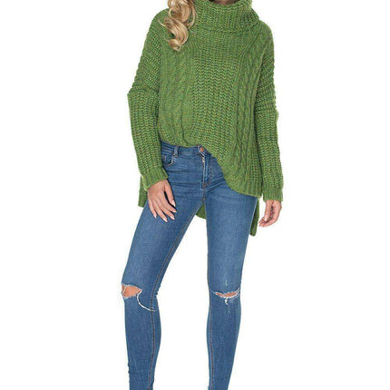 Cozy Wool Blend Oversized Sweater – Luxe Turtleneck Knitwear - Très Elite