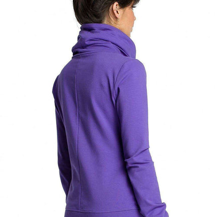 Cozy Zip-Up Draped Sweatshirt - Très Elite